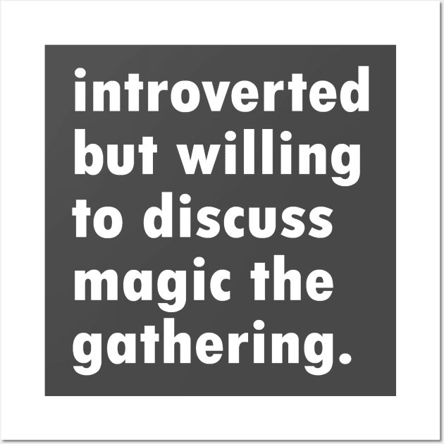 Introverted MTG Wall Art by NovaOven